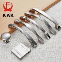 KAK Zinc Alloy Modern Cabinet Handles Kitchen Cupboard Door Pulls Drawer Knobs Handles Wardrobe Pulls Furniture Handle Hardware