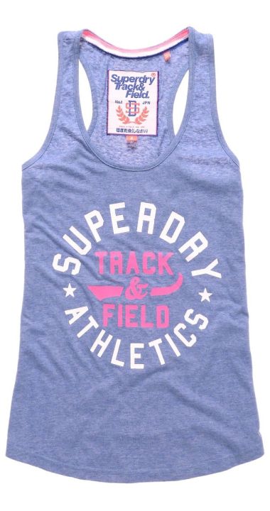 SUPERDRY TRACK &amp; FIELD VEST - เสื้อกล้าม สำหรับผู้หญิง
