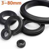 ♨♈✴ 3 80mm Thickness Rubber Seal Ring Oil Sealing Grommet Gasket For Protects Wire Cable Hole Protection Ring Shim Washer Hardware