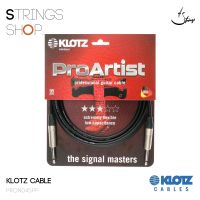 สายเคเบิ้ล KOTZ CABLE PRO ARTIST PROFESSIONAL GUITAR CABLE WITH JACKS FROM NICKEL AND NICKEL-PLATED CONTACTS - 4.5M (PRON045PP)