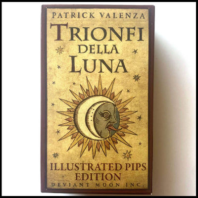 12*7ซม. Trionfi Della Luna ILLustrated Tarot