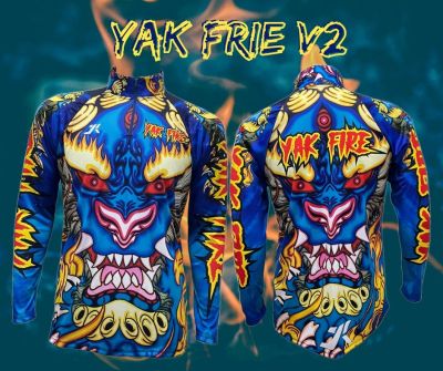 JK Thailand เสื้อตกปลา YAK FRIE V2 ป้องกันรังสี UV 80% แห้งเร็ว