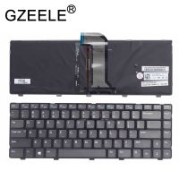 GZEELE ใหม่สำหรับ Dell Inspiron 14 3421 14R 5421 15Z 5523 Vostro 2421 N8T05.001 4B 9Z.N8TBW.01D NSK-L80BW 01แป้นพิมพ์เรืองแสงเรา