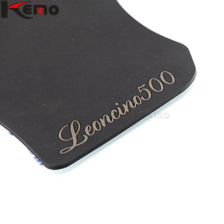 สำหรับ-benelli-leoncino-500-leoncino500-bj500ถังน้ำมันมอเตอร์ไซค์สติกเกอร์รูปลอกถังที่ยึดเข่าแก๊ส3m-ข้างแผ่นกันกระแทก