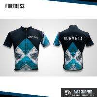 Fortress จักรยาน MTB Drifit ขี่จักรยานบนซิปเต็ม3กระเป๋าหลัง (TOPJERSEY27)