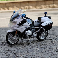 Maisto 118 BMW R1200RT ตำรวจรถจักรยานยนต์รุ่นรถของเล่นคอลเลกชัน Autobike Shork-Absorber Off Road Autocycle Toy