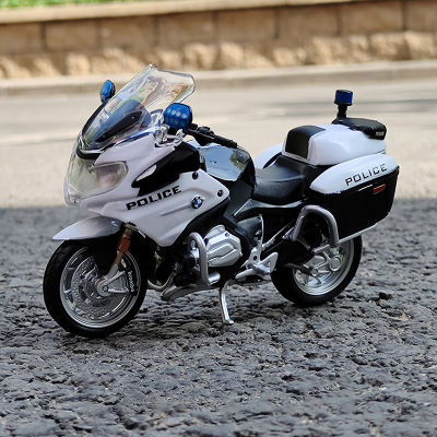 Maisto 118 BMW R1200RT ตำรวจรถจักรยานยนต์รุ่นรถของเล่นคอลเลกชัน Autobike Shork-Absorber Off Road Autocycle Toy