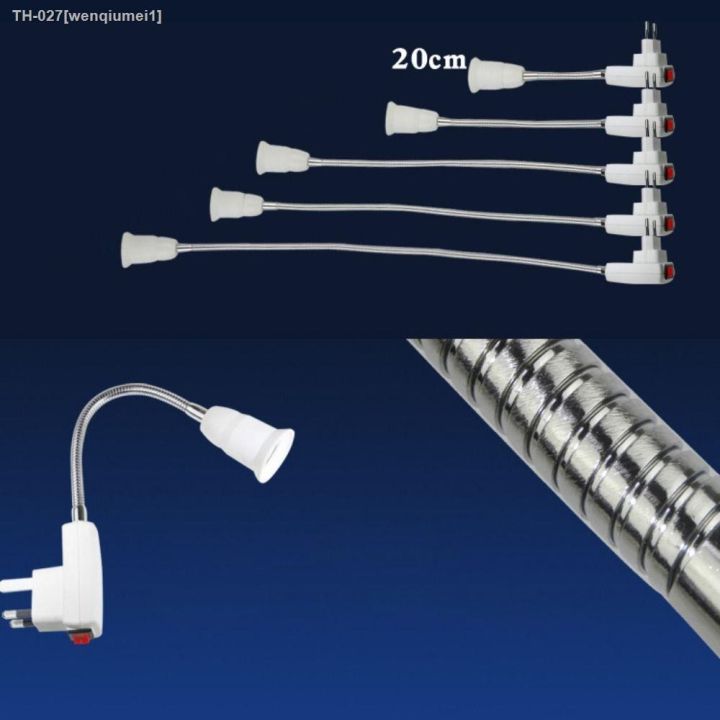 vintage-retro-led-light-conversion-flexible-lamp-holder-head-bulb-socket-e27-lamp-base-eu-plug-to-e27