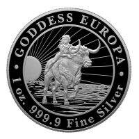 【CW】 5 Non Magnetic 1 EUROPA 2022 Plated Decoration Coin