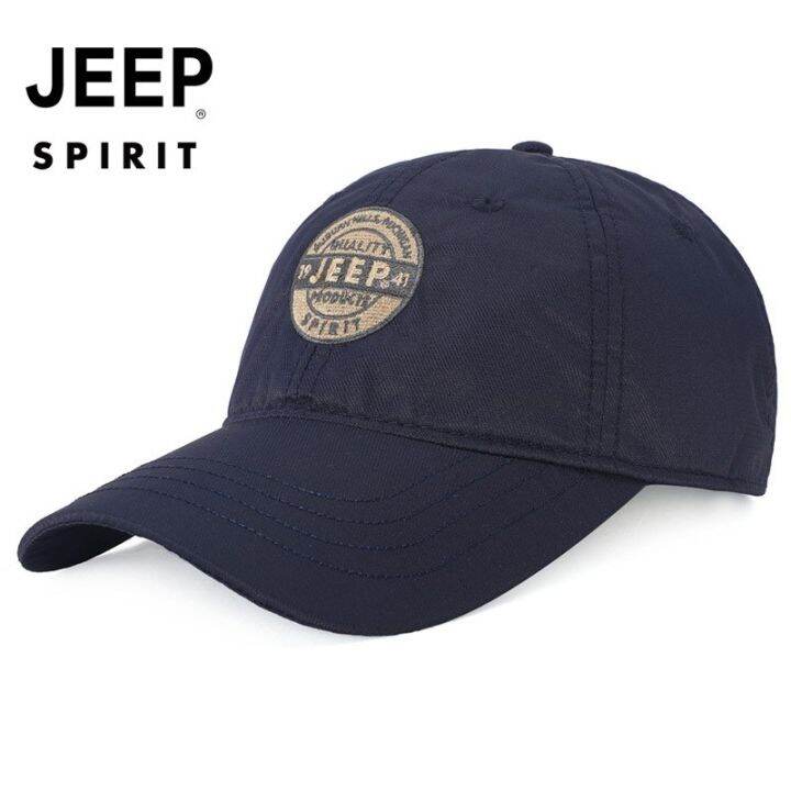 jeep-spirit-หมวกเบสบอลผู้ชายผู้หญิงพ่อหมวกฮิปฮอป-snapback-กระดูกผู้ชายหมวกตะ