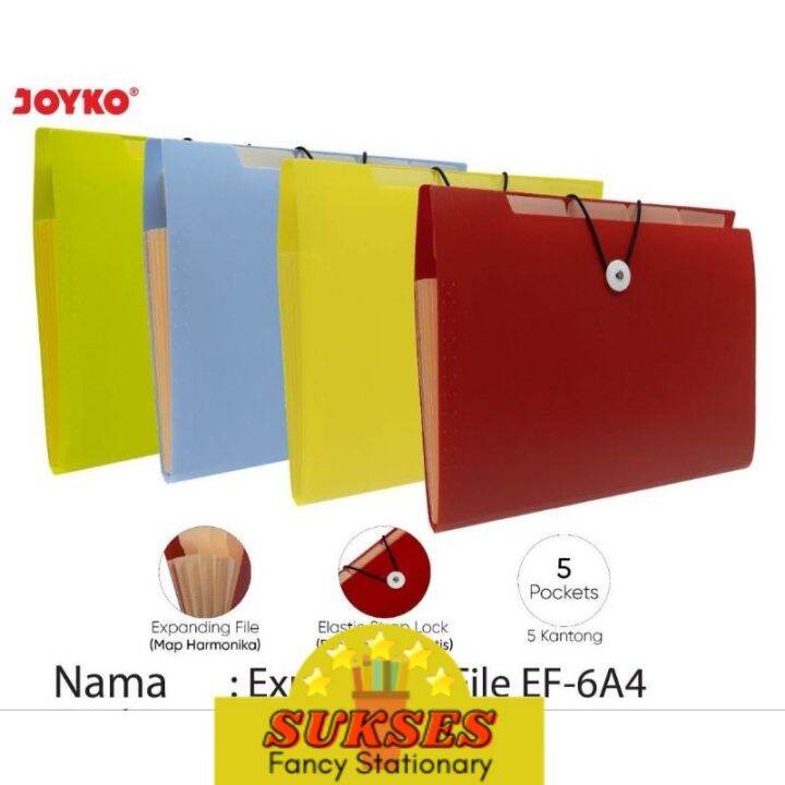 Map Expanding File Joyko EF6 A4 (1pcs) Lazada Indonesia