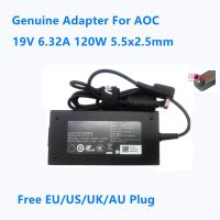 ของแท้19V 6.32A 120W 5.5X2.5Mm อะแดปเตอร์แหล่งกระจายไฟ AC PA-1121-19สำหรับชาร์จจอ AOC