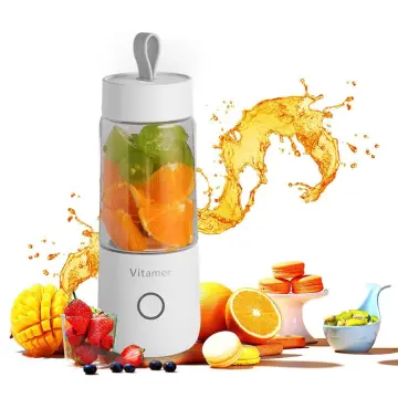 500ml Electric Fruit Juicer Glass USB Mini Home Travel Handheld Smoothie  Maker Juicer Machine