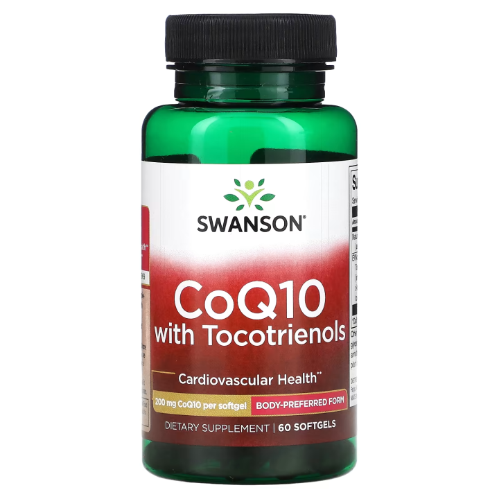 Swanson, CoQ10 With Tocotrienols, 200 Mg, 60 Softgels | Lazada PH