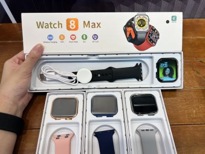 นาฬิกา watch 8 Max นาฬิกา Smartwatch สัมผัสได้เต็มจอ รองรับภาษาไทย นาฬิกาข้อมือ โทรได้ ฟังก์ชั่นครบ*พร้อมส่ง*