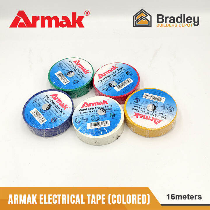 Armak Electrical Tape (Colored) 16meters Lazada PH