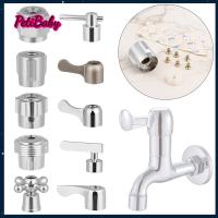 PETIBABY 1Pcs สากล มือจับสวิตช์ Faucet วาล์วเปิดอย่างรวดเร็ว แกน Handwheel ที่จับอ่างล้างหน้า Faucet Handle รางน้ำขนาดเล็ก วาล์วสามเหลี่ยม