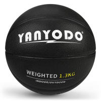 1.3kg Trainer Weighted Basketball Indoor Wrist Strength Training Ball for Men Youth Basketbal Wear-resistant PU Basketbal Size 7