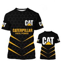 2022ใหม่3D พิมพ์ Caterpillar T เสื้อผู้ชายผู้หญิง O คอขนาดใหญ่แฟชั่นกีฬา Streetwear เสื้อ T