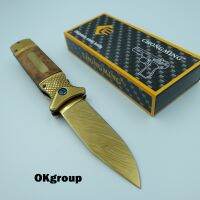 CHONGMING Knife รุ่นCM73 มีดพับพกพา Folding knife มีดพกพา มีดเดินป่า Outdoor knife มีดสวยงาม มีดแคมป์ปิ้ง ยาว 8.3 นิ้ว พร้อมระบบดีดใบมีด CM002