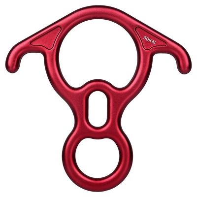 8 Descender Bent-Ear Belaying and Rappelling Gear Belay Device Climbing for Rock Climbing Descender for Outdoor