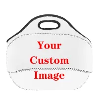 Personalized Custom Lunch Bags for School Students with Math Formula 3D Printing Food Bag Portable Thermal Picnic Lunch Bag