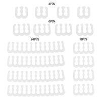 16ชิ้น/เซ็ตพีสายเคเบิลหวี/ที่หนีบ/คลิป/ออแกไนเซอร์/แต่งตัวสำหรับ2.5-3.2มม. สายไฟพีซี4/6/8/24พินผู้จัดการสายเคเบิลคอมพิวเตอร์