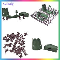 xuhaiy แซนด์แบ็กสำหรับทหารหอคอยประตูเมืองขนาด3ซม. 100ชิ้น/เซ็ตเป็นของขวัญสำหรับเด็กผู้ชาย
