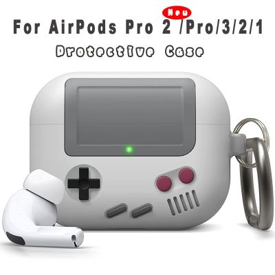 【CC】 Airpods 2 3 Cover Classic Game Boy Silicone Handheld Console Funda
