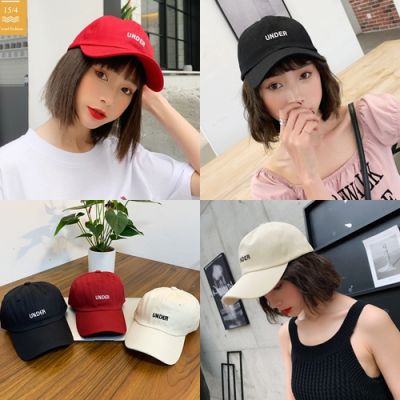 Cap_Under Hat หมวกบักเก็ต Bucket หมวกแก็ป หมวกเบสบอล หมวกฮิปฮอป Hiphop ลายปัก มีหลายสี หมวกสกรีน หมวกเกาหลี หมวกแฟชั่น ราคาถูก พร้อมส่ง