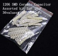 0603 0805 1206 SMD Ceramic Capacitor Assorted kit 1pF~10uF ,36values*10pcs=360pcs Samples Kit Electronic Diy Kit