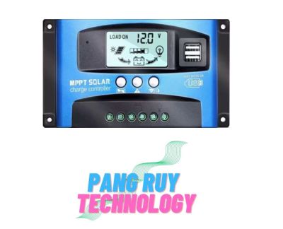 ชาร์จเจอร์ 12v24v mppt solar charger controller 30A/60A/100A ชาร์จ เจอร์ mpptแท้ คอนโทรลชาร์จ