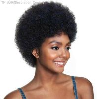 Short Afro Curly Human Hair Full Machine Wigs for Women 150 Density Short Hair Pixie Cut Wig Remy Human Hair Wig [ Hot sell ] Decoration Center