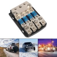 Zinc Alloy Fuse Box Power Distribution Block Stereo Audio Fuse Holder Car Truck Audio Modification Mini Fuse Holder Fuses Accessories