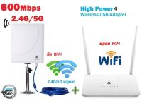 Router SET ชุด ขยายสัญญาณ Wifi ระยะไกล รับ Wifi และ แชร์ Wifi Hotspot ต่อ ใช้งาน Wifi ได้พร้อมกัน 32 อุปกรณ์+-