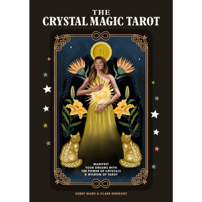 Clicket ! ร้านแนะนำ[ไพ่แท้] Crystal Magic Tarot Ward Kerry Gregory Clare ไพ่ทาโรต์ ไพ่ทาโร่ ออราเคิล ยิปซี oracle deck card cards crystals