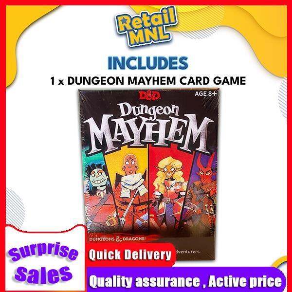 Retailmnl Dungeon Mayhem! Card Game D D Dungeon Mayhem (24 Players