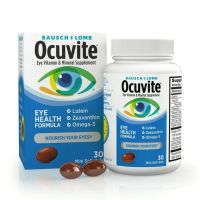 Bausch + Lomb Ocuvite Eye Health Vitamin 30mini soft gels. วิตามินบำรุงสาย