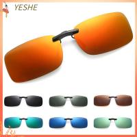 YESHE เบาเป็นพิเศษ แว่นกันแดดโพลาไรซ์แบบหนีบแม่เหล็ก การป้องกัน UV400 โพลาไรซ์ เฉดสีเหนือแว่นตาตามใบสั่ง กิจกรรมกลางแจ้งกลางแจ้ง แว่นตาสำหรับแว่นตา เหมาะสำหรับกิจกรรมและการขับรถ