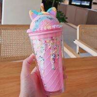 Cup With Lid Sippy Cup Cute Water Cup Water Cup Ice Cup Summer Cup Double Tumbler