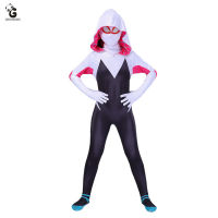 Gwen Spider Stacy Costume Kids Gwen Cosplay Girls Venom Jumpsuits Carnival Halloween Costumes for Kids Zentai