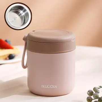 430ml Food Thermal Jar Insulated Soup Cup Thermos Containers Stainless  Steel