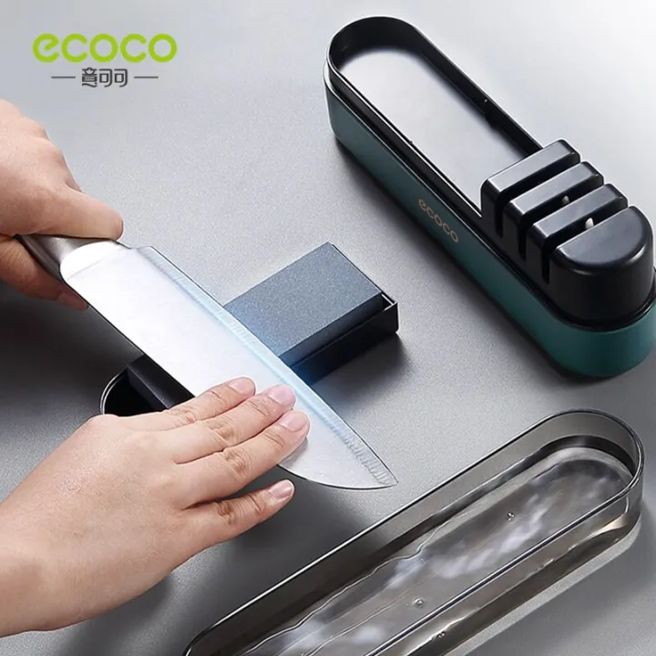 ECOCO Kitchen Knife Sharpener 4Stage Highprecision Handheld Whetstone