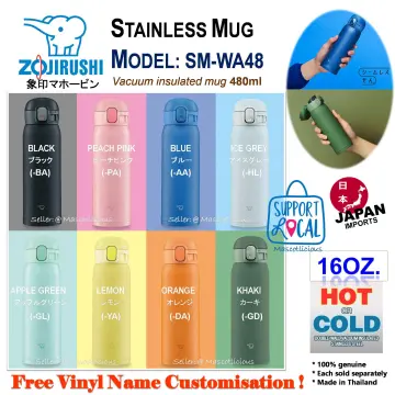 Zojirushi Sm-Wa36-Hl Water Bottle Stainless Ice Gray 360ml - Japanese  Thermos Bottles