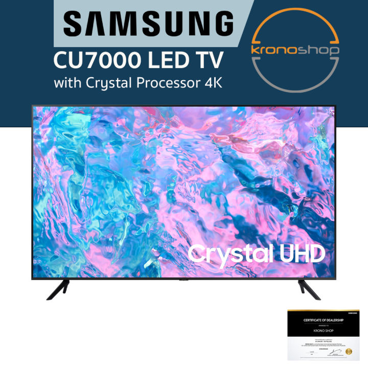 SAMSUNG CU7000 65 Inch 4K UHD Smart TV Crystal Processor 4K