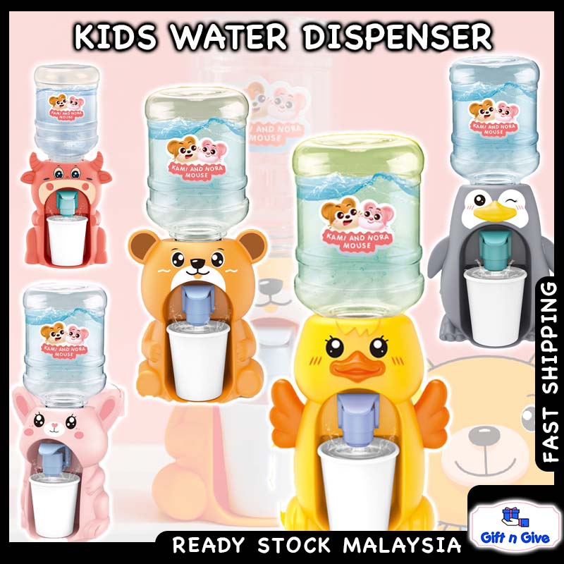 Berpura pura main Bear Duck arnab katak air Dispatcher mein min Fountain dapur mainan pendidikan untuk Boys Girls Kids