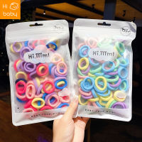 50pcs Korean childrens rubber band girl baby does not hurt hair small hair band girl hair rope towel ring hair accessories