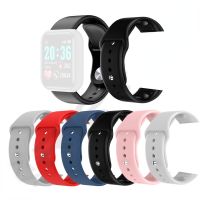 Strap for Y68 D20 Smart Watch Silicone Wrist Waterproof Replacement Soft TPU Bracelet for Y68s D20s Smart Band Smartwatch Cases Cases