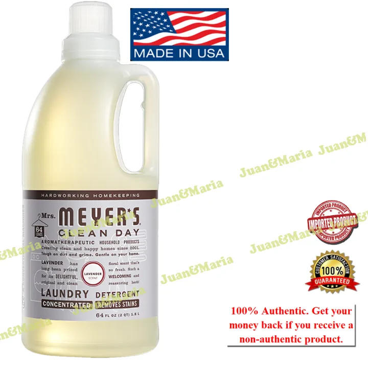 Mrs. Meyer's Clean Day Liquid Laundry Detergent, Cruelty Free and