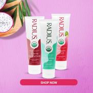 HCMKem Đánh Răng Hữu Cơ Radius Organic Toothpaste 85g Trẻ Em & Người Lớn